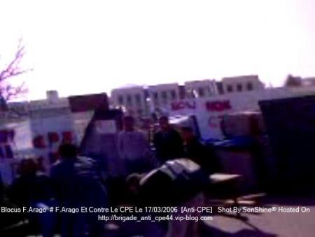 Blocus F.Arago  #  F.Arago Et Contre Le CPE Le 17 03 2006 3